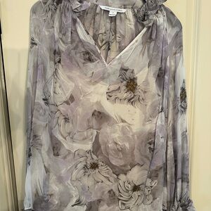 Floral Chiffon Blouse